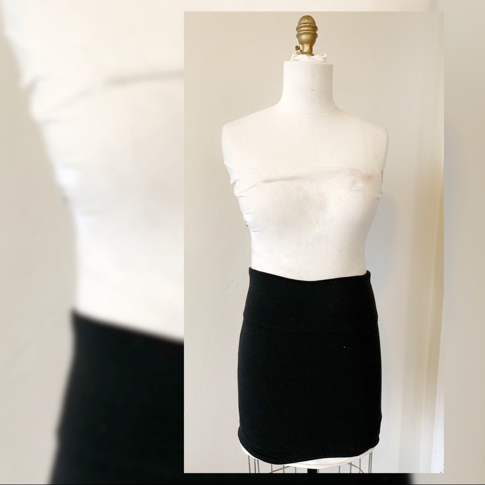 WetSeal Black Mini Bodycon Pencil Skirt NWT